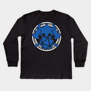 The MadMan Cometh (Blue) Kids Long Sleeve T-Shirt